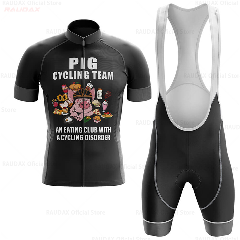 Men's Funny Pig Cartoon Anime  - Cycling Bib Shorts 评论和价格